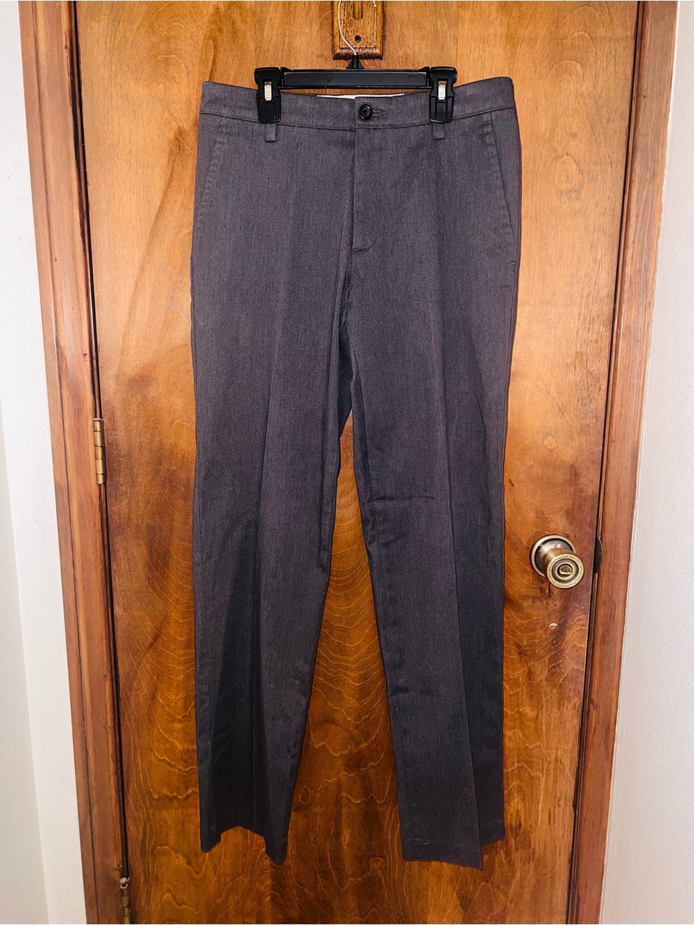 Dockers Men's Charcoal Dress Pants - Straight Leg